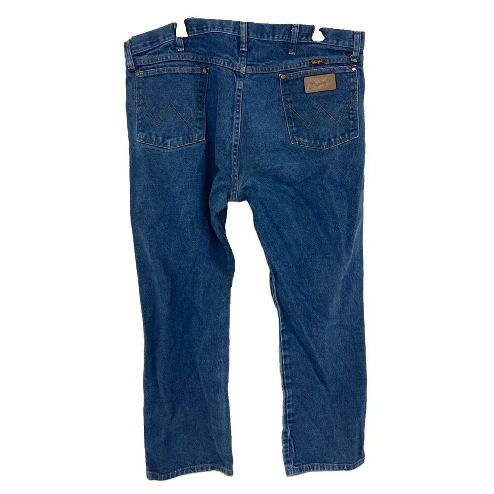 Men's Wrangler Cowboy Cut Jeans 13MWZ Medium Wash Blue Size 40x30